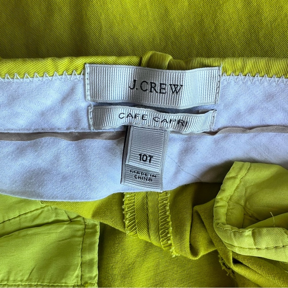 J. Crew Cafe Capri 10T tall! many more colors in closet - Picture 3 of 5